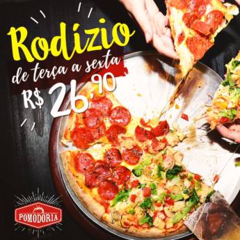 Comprar o produto de Rodízio de Pizza em Pizzas em Aracaju, SE por Solutudo
