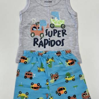 Comprar o produto de Conjuntinho Malwee infantil masculino  em Roupas Infantis em Uberlândia, MG por Solutudo