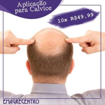 Comprar o produto de Aplicação para calvície   em Beleza, Estética e Bem Estar em Aracaju, SE por Solutudo