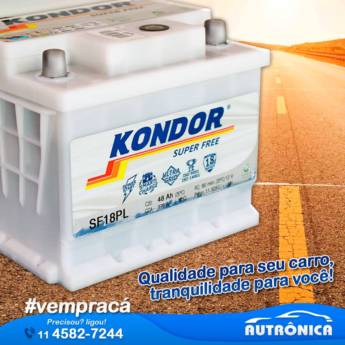 Comprar o produto de Baterias Kondor em Veículos e Transportes em Jundiaí, SP por Solutudo