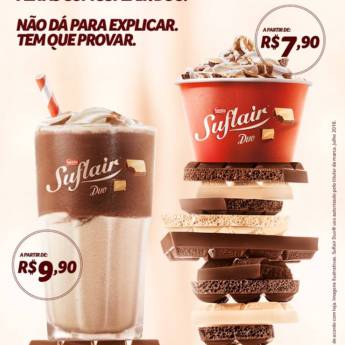 Comprar o produto de  Milk-Shake  Suflair Duo em Alimentos e Bebidas em Bauru, SP por Solutudo