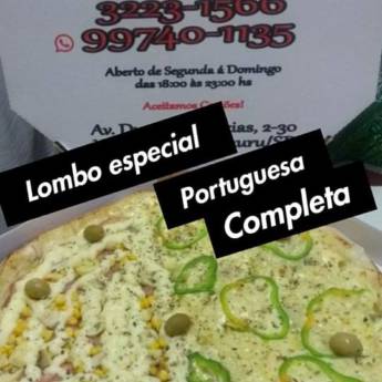 Comprar o produto de Lombo Especial / Portuguesa Completa em Pizzas em Bauru, SP por Solutudo