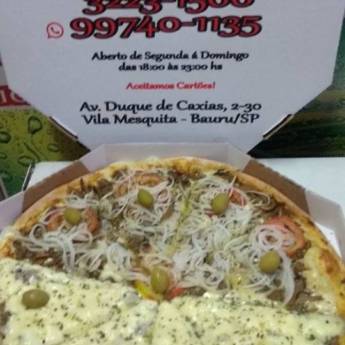 Comprar o produto de Filé mignon com catupiry / Shimeji em Pizzas em Bauru, SP por Solutudo