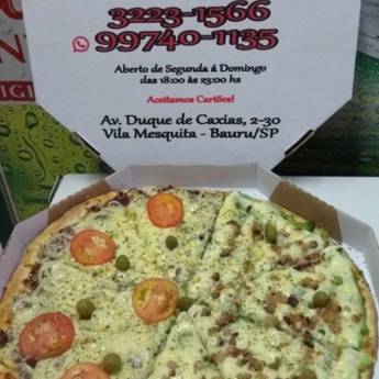 Comprar o produto de Carne Seca / Brócolis com catupiry em Pizzas em Bauru, SP por Solutudo