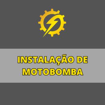 Comprar o produto de Instalação de Motobomba em Outros Serviços em Itapetininga, SP por Solutudo