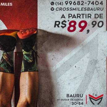 Comprar o produto de Cross Miles em Academias e Esportes em Bauru, SP por Solutudo