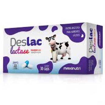 Comprar o produto de Deslac Lactase 30 caps em Suplementos em Mineiros, GO por Solutudo