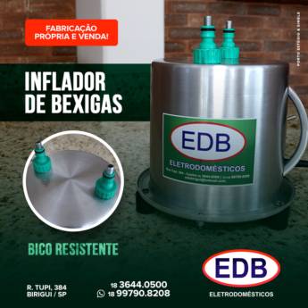 Comprar o produto de Inflador de Bexigas em Decoração pela empresa EDB Eletrodomésticos em Birigui, SP por Solutudo
