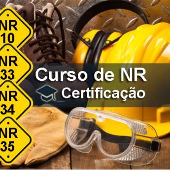 Comprar o produto de Cursos NR10, NR33, NR34, NR35. em Cursos em São Sebastião, SP por Solutudo