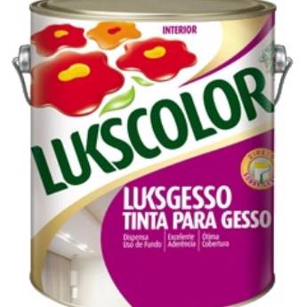 Comprar o produto de Luksgesso Tinta para Gesso em Tintas e Impermeabilizantes em Bauru, SP por Solutudo