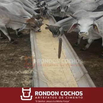 Comprar o produto de Cocho P Confinamento e semi Modelo U em Animais em Araçatuba, SP por Solutudo