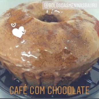 Comprar o produto de Bolo de Café com cobertura de Chocolate em Bolos e Doces em Bauru, SP por Solutudo