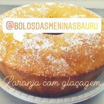 Comprar o produto de Bolo de Laranja com Glaçagem em Bolos e Doces em Bauru, SP por Solutudo