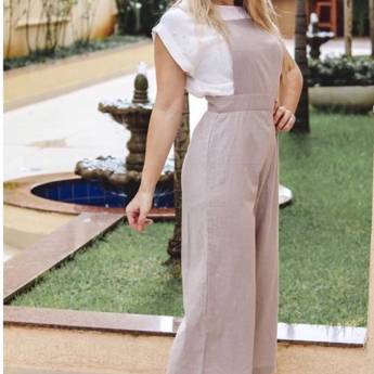 Comprar o produto de Salopete Pantacourt em Calçados, Roupas e Bolsas em Bauru, SP por Solutudo