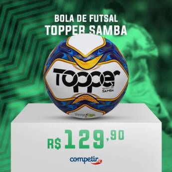 Comprar o produto de  Bola de Futebol de Campo Samba em Calçados, Roupas e Bolsas em Aracaju, SE por Solutudo