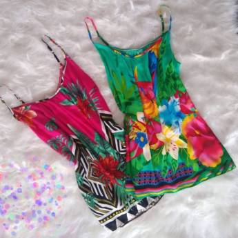 Comprar o produto de Blusa Estampada Plus Size em Camisetas e Blusas em Bauru, SP por Solutudo