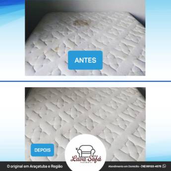 Comprar o produto de Limpeza de Colchão em Limpeza de estofado  pela empresa Lava Sofá - Valdeir em Araçatuba, SP por Solutudo