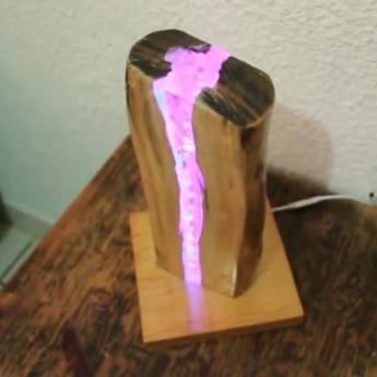 Comprar o produto de Abajur luminária resinado em Decoração em Araçatuba, SP por Solutudo