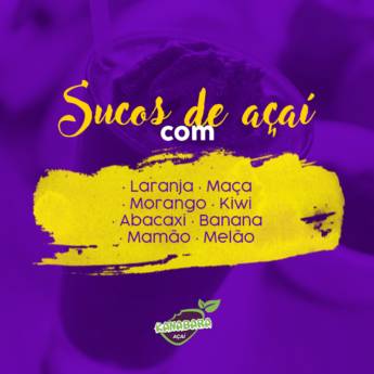 Comprar o produto de Suco de Açai em Sorvetes em Bauru, SP por Solutudo