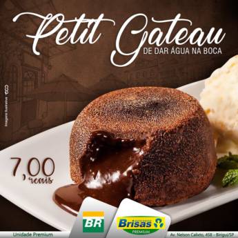 Comprar o produto de Petit Gateau em Alimentos em Birigui, SP por Solutudo