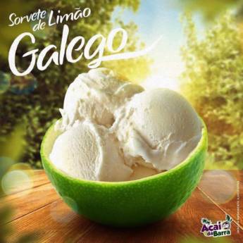 Comprar o produto de Sorvete de Limão Galego  em Sorvetes em Bauru, SP por Solutudo