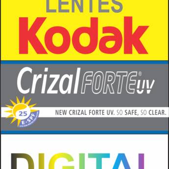 Comprar o produto de Lente Kodak Single Digital Crizal Forte em Outros em Bauru, SP por Solutudo