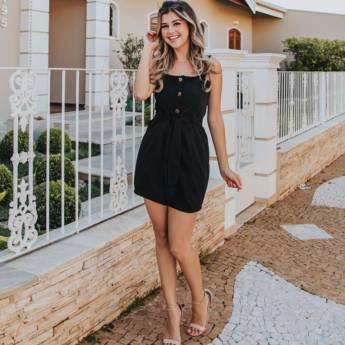 Comprar o produto de Vestido Preto  em Moda Feminina em Bauru, SP por Solutudo