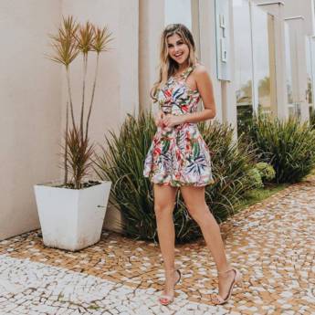 Comprar o produto de Vestido Estampado  em Moda Feminina em Bauru, SP por Solutudo
