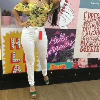 Comprar o produto de Calça BRANCA em Moda Feminina em Bauru, SP por Solutudo