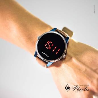 Comprar o produto de Relógio masculino Lince em Acessórios da Moda pela empresa Óptica e Relojoaria Pérola - Loja 2 em Birigui, SP por Solutudo