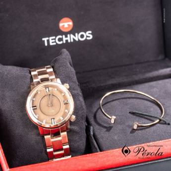 Comprar o produto de Kit feminino Technos em Acessórios da Moda pela empresa Óptica e Relojoaria Pérola - Loja 1 em Birigui, SP por Solutudo