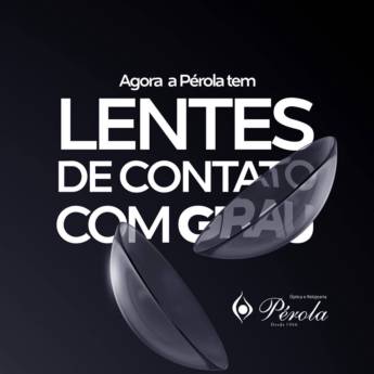 Comprar o produto de Lente de Contato em Óculos pela empresa Óptica e Relojoaria Pérola - Loja 1 em Birigui, SP por Solutudo