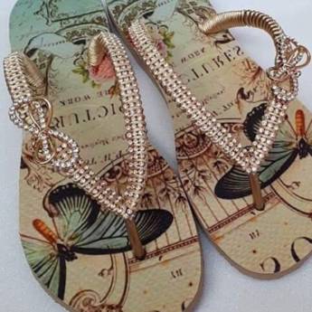 Comprar o produto de Chinelo de Luxo  em Artesanato em Marília, SP por Solutudo