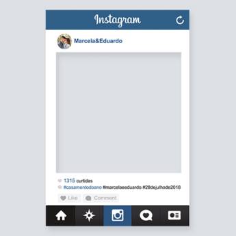 Comprar o produto de Placa Instagram 50x75cm em Personalizados em Bauru, SP por Solutudo