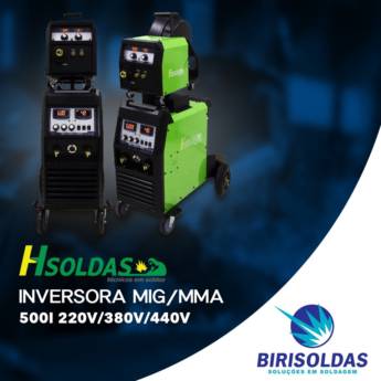 Comprar o produto de Inversora MIG HSoldas 500 i em Ferramentas em Birigui, SP por Solutudo