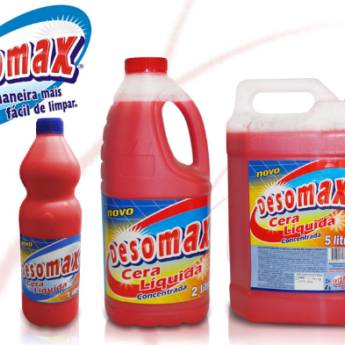 Comprar o produto de Cera Líquida DESOMAX Concentrada Vermelha  em Limpeza em Marília, SP por Solutudo