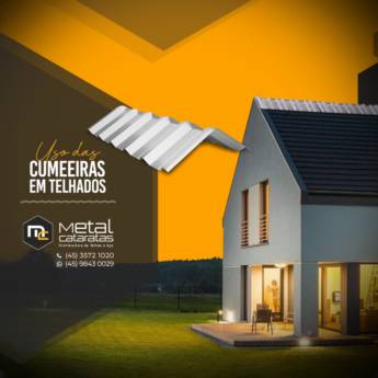 Comprar o produto de Uso das cumeeiras em telhados em Construção em Foz do Iguaçu, PR por Solutudo