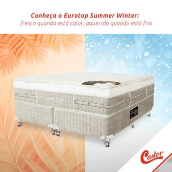Comprar o produto de  Colchão Eurotop Summer Winter em Bauru em Móveis em Bauru, SP por Solutudo