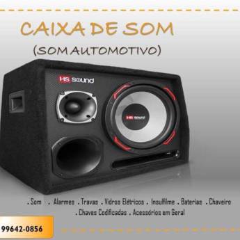 Comprar o produto de Caixa de Som Automotivo em Som Automotivo em Bauru, SP por Solutudo