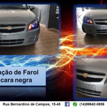 Comprar o produto de Farol Máscara Negra em Acessórios para Veículos em Bauru, SP por Solutudo