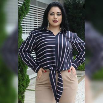 Comprar o produto de Blusa de viscose tamanho G2 plus size em Moda Feminina em Bauru, SP por Solutudo