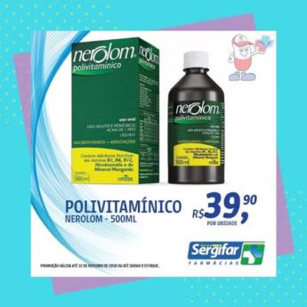 Comprar o produto de Nerolom em Saúde em Aracaju, SE por Solutudo