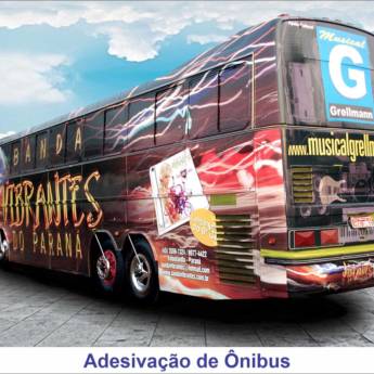 Comprar o produto de Adesivação de Ônibus em Faixas, Lonas e Afins em Foz do Iguaçu, PR por Solutudo