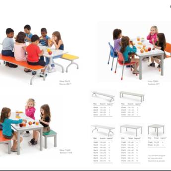 Comprar o produto de Mesas e Bancos para Refeitório Metadil em Casa, Móveis e Decoração em Bauru, SP por Solutudo