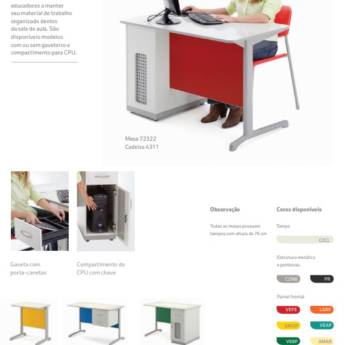 Comprar o produto de Mesa para Professor em Casa, Móveis e Decoração em Bauru, SP por Solutudo
