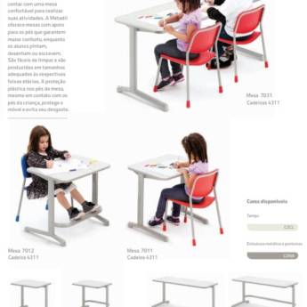 Comprar o produto de Mesa Dupla e Individual Metadil em Casa, Móveis e Decoração em Bauru, SP por Solutudo