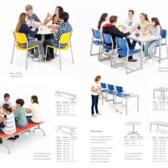 Comprar o produto de Mesas e Bancos para Refeitorios Metadil em Casa, Móveis e Decoração em Bauru, SP por Solutudo