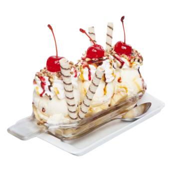 Comprar o produto de Banana Split em Sorvetes em Bauru, SP por Solutudo