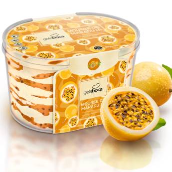 Comprar o produto de Pote Mousse de Maracujá 1,5L em Sorvete de Massa em Bauru, SP por Solutudo