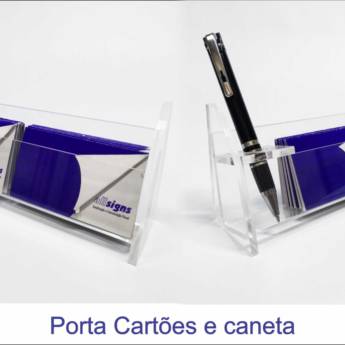 Comprar o produto de Porta cartões e canetas em Decoração em Foz do Iguaçu, PR por Solutudo